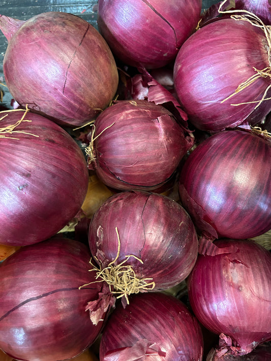 Onions, red (per kg)